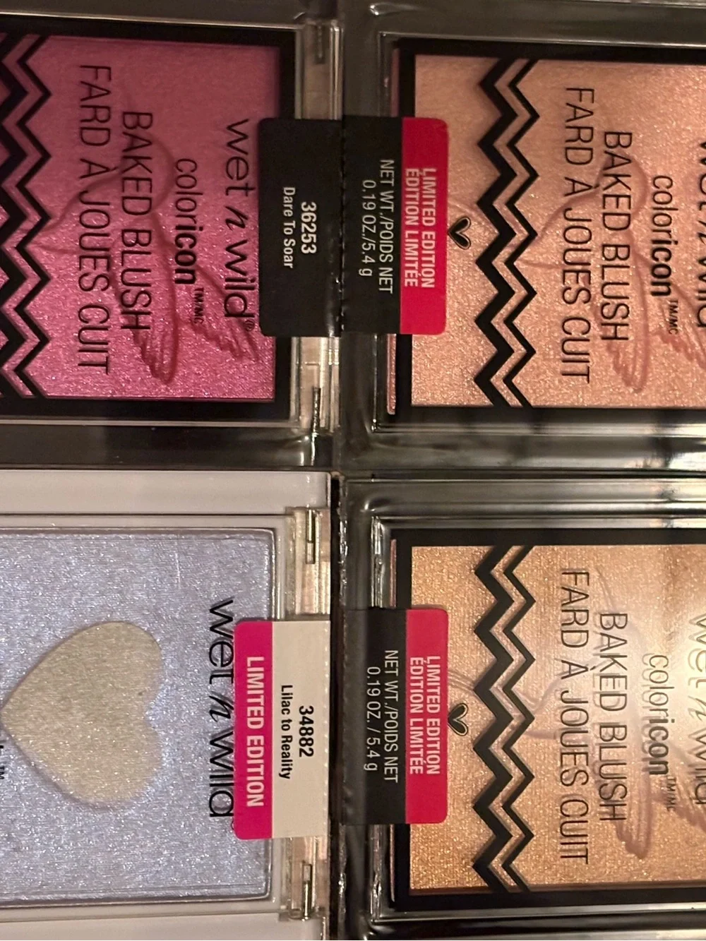 Wet N’ Wild Limited edition set of blushes and highlighter. New, sealed, ltd ed